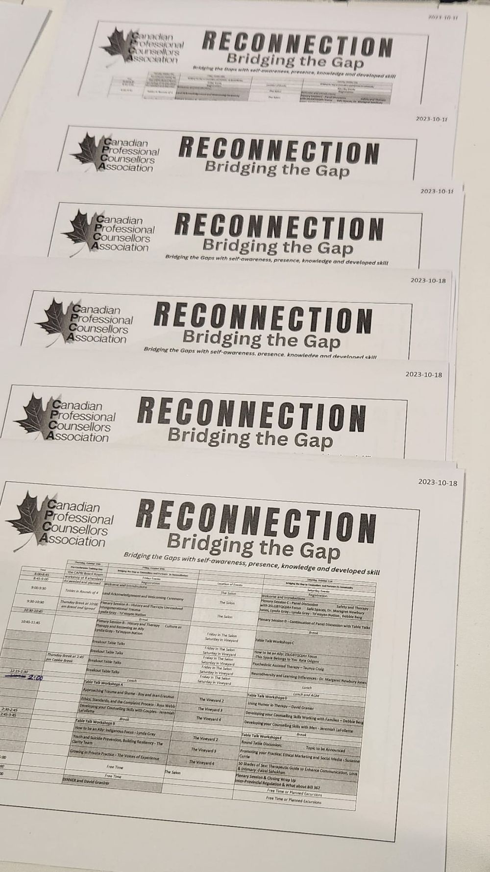 Canadian Professional Counsellors Association Conference 2023
